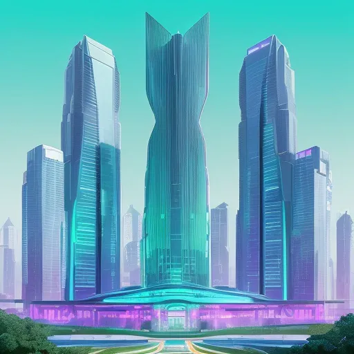 Футуристическая визуализация концепции 107 лучших идей для малого бизнеса 2026 в сфере технологий и экологии