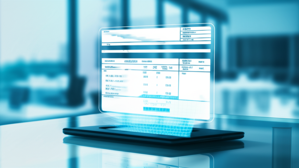 Современная система автораспознавание обрабатывает финансовый документ