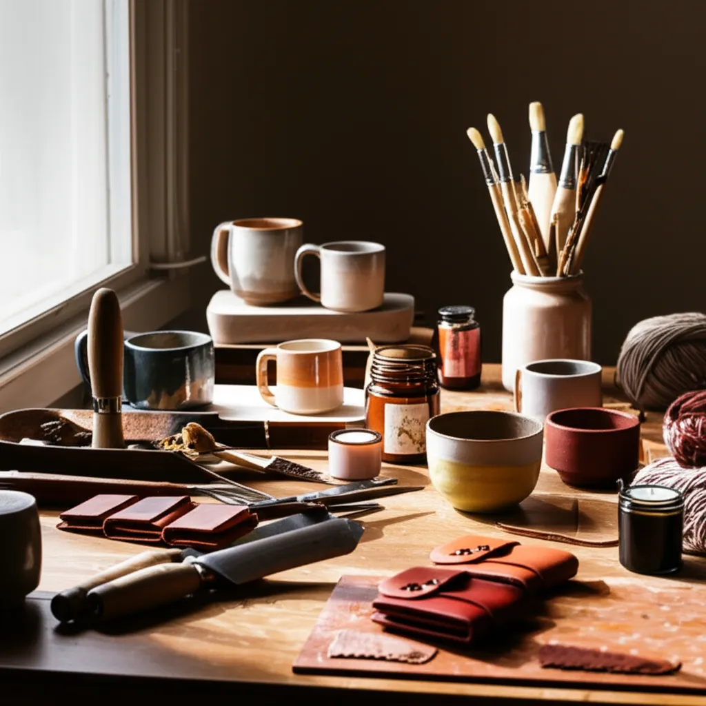 Уютная мастерская, где создается успешный бизнес на креативных вещах своими руками.