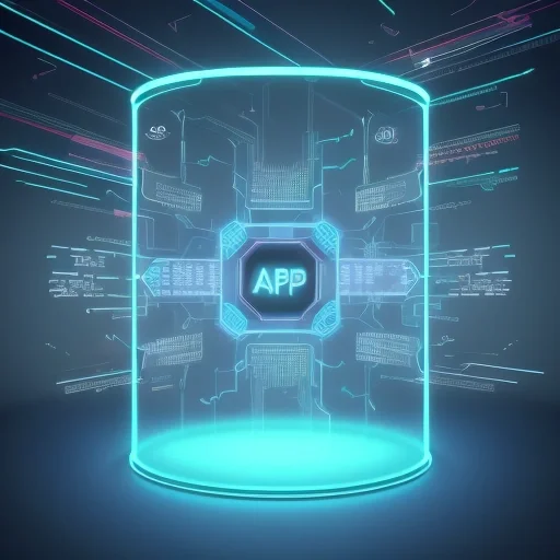 Схематичное изображение процесса Api интеграция документы в современной цифровой бизнес-среде с потоками данных