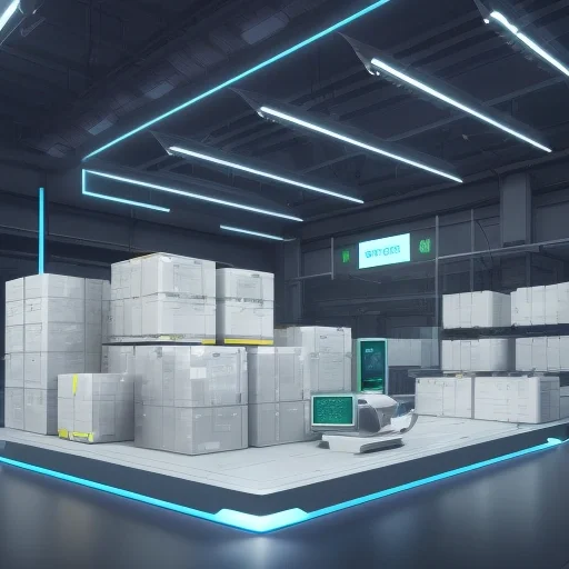 Схематичное изображение процесса Автоматизация обработки возвратов на современном складе с использованием робототехники