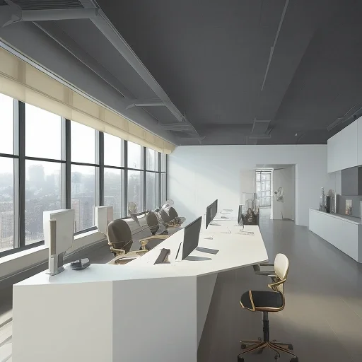 Интерфейс Crm система для салона красоты на планшете в интерьере современного премиального салона