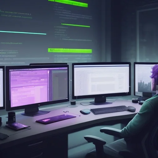 Рабочее место программиста, изучающего как сделать парсинг сайта с помощью кода на мониторе и инструментов аналитики