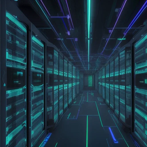 Схематичное и реалистичное представление Linux apache конфигурация на сервере в современном дата-центре