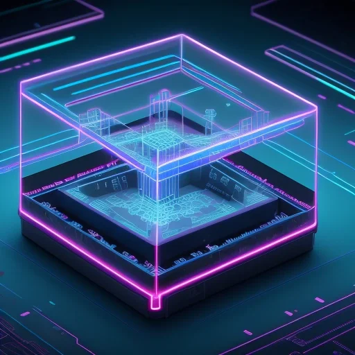 Визуализация технологии Многопроцессность в архитектуре современного серверного процессора с разделением потоков данных