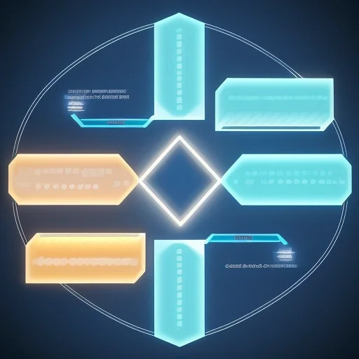 Схематичная визуализация Очереди задач в современной ИТ-инфраструктуре с потоками данных и обработчиками
