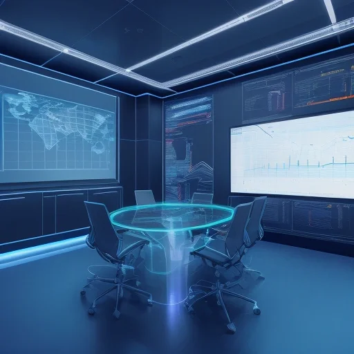 Современный офис будущего, где используются популярные инструменты бизнес аналитики bi 2026 для анализа данных