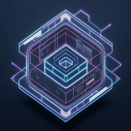 3D-визуализация бесконечного цикла интеграции, отражающая Суть devops в современной ИТ-разработке