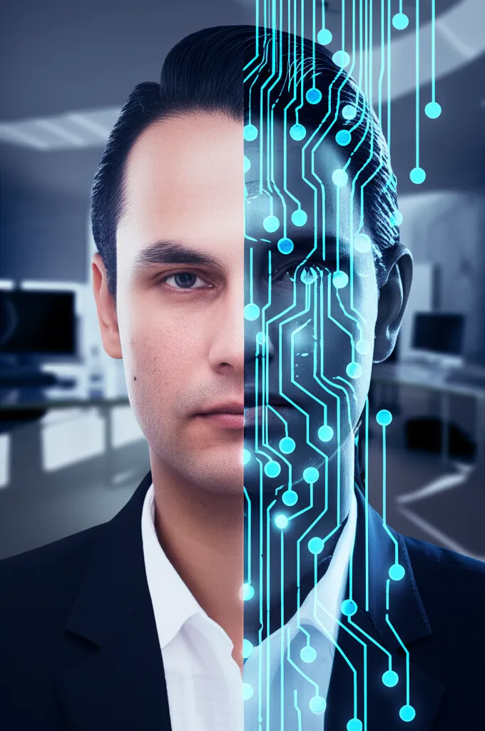 Профессионал, который решил будьте лицом бренда для своей компании, символизируя доверие и экспертизу.