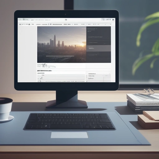 Современное рабочее место, где профессионал предпочитает читать блоги в 2026 году с использованием планшета и AR-технологий