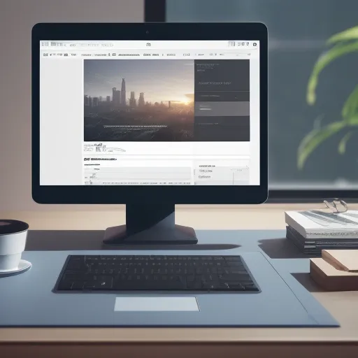 Современное рабочее место, где профессионал предпочитает читать блоги в 2026 году с использованием планшета и AR-технологий