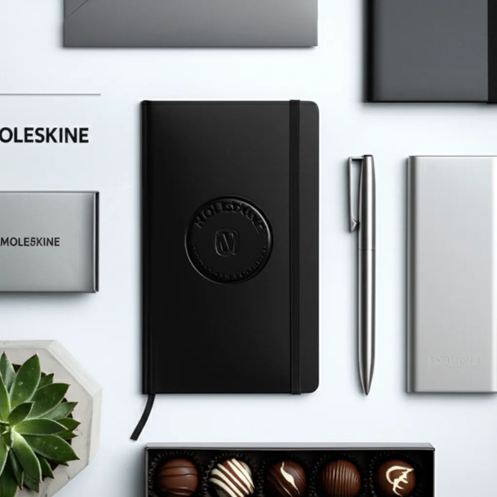 Продуманный набор бизнес-сувениров, отвечающий на вопрос, что подарить клиентам для укрепления отношений.