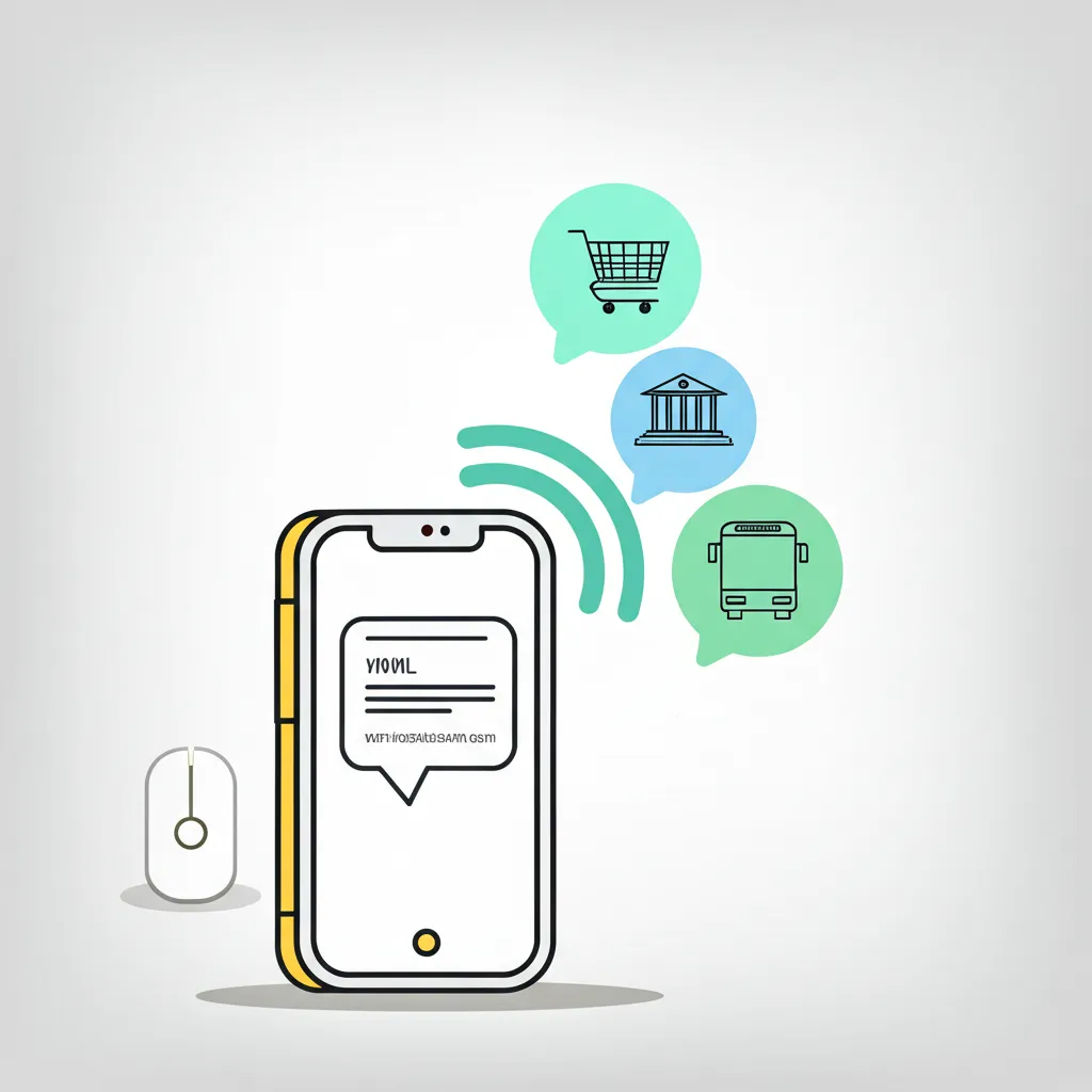 Визуальная схема, демонстрирующая, что такое Google Eddystone: маячок передает сигнал на смартфон.