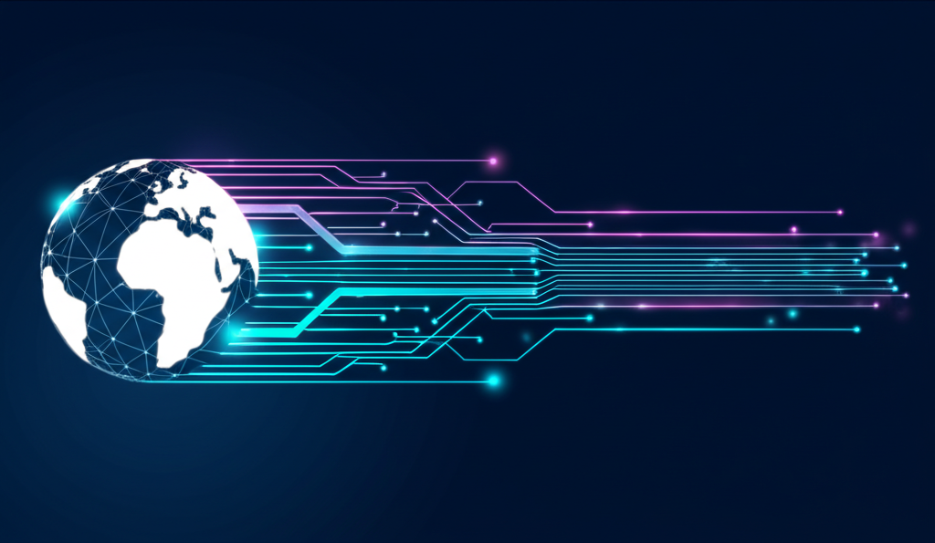 Абстрактная визуализация процесса, когда пользователь спарсил данные с сайта