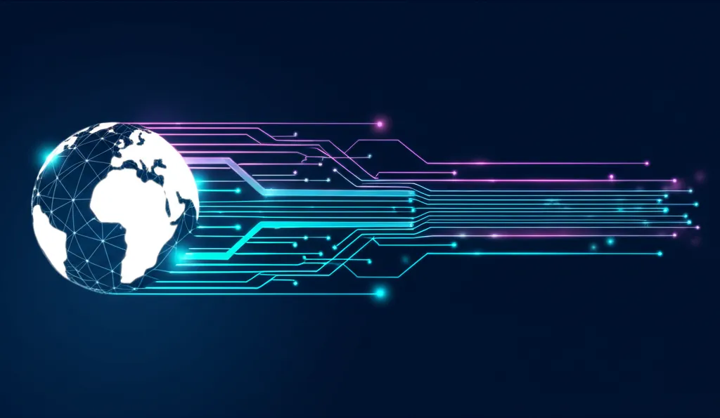 Абстрактная визуализация процесса, когда пользователь спарсил данные с сайта