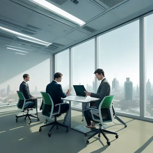 На изображении показано практическое применение Crm для бизнеса в современной офисной среде для роста продаж.