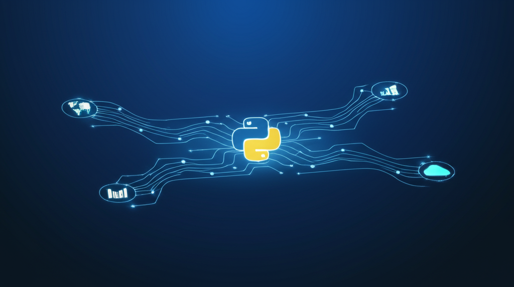 Схематичное изображение взаимодействия dataset api python для получения информации.