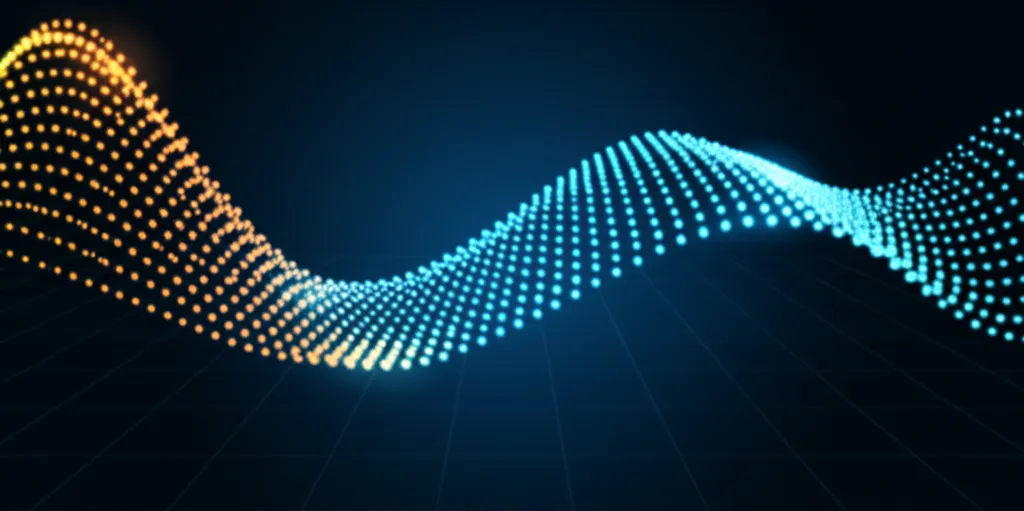 Абстрактная визуализация данных, символизирующая датасеты для регрессии