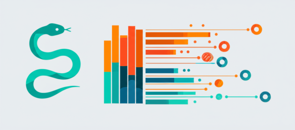 Аналитик работает с кодом, на фоне видны датасеты python примеры.