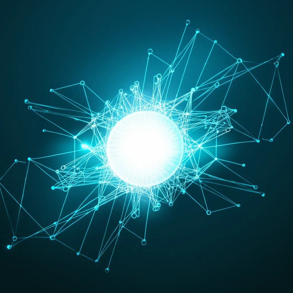 Абстрактная визуализация, иллюстрирующая датасеты статистики для аналитики данных.