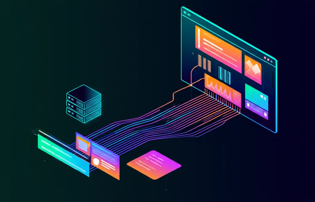 Инфографика, объясняющая как работают динамические страницы и их сложности для парсинга