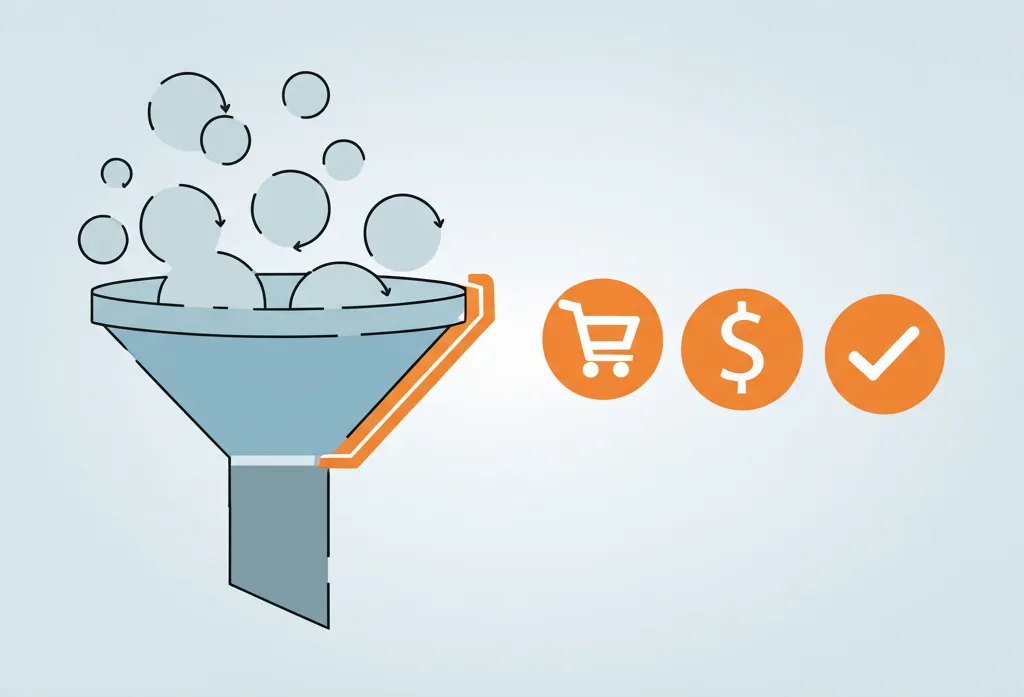 Инфографика, иллюстрирующая превращение лидов в продажи: советы по оптимизации воронки