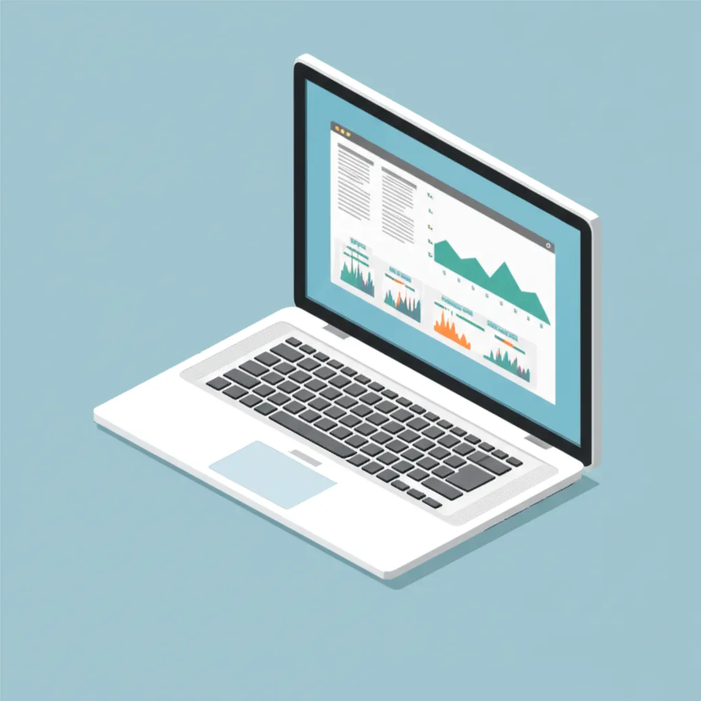 Специалист анализирует дашборд, иллюстрирующий B2B маркетинг электронной почты стратегии.