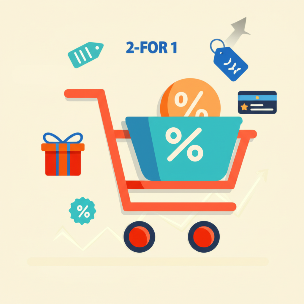 Рабочие идеи для запуска акций и скидок в бизнесе на инфографике.