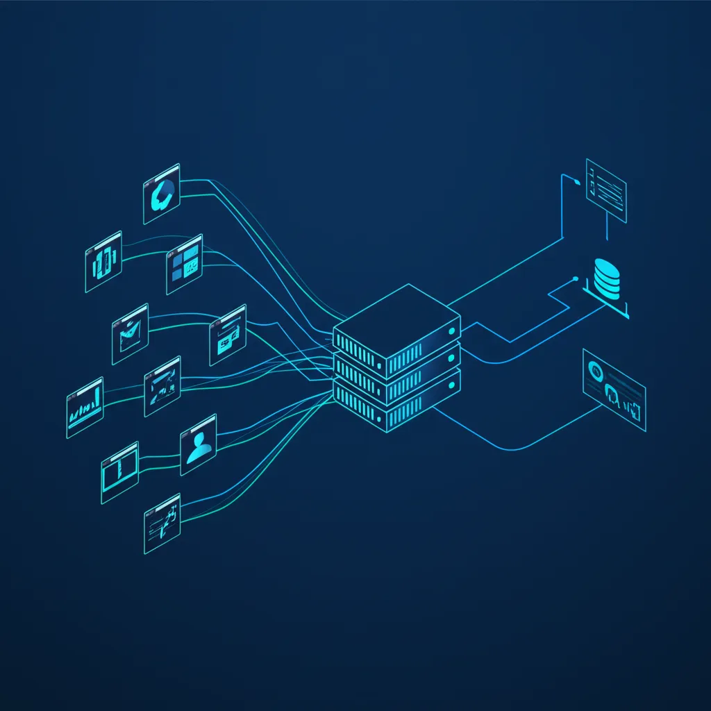 Визуализация процесса: веб-скрапинг с mcp server для сбора информации из интернета.