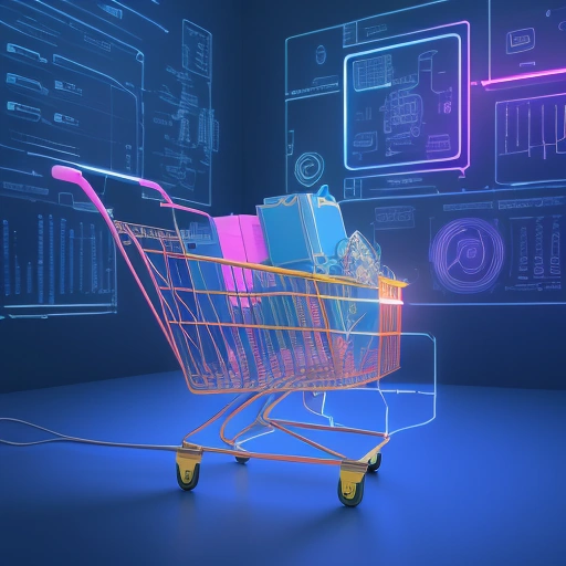 Цифровая визуализация технологии Генеративный ии в e-commerce: только для вас в современном интерфейсе онлайн-магазина