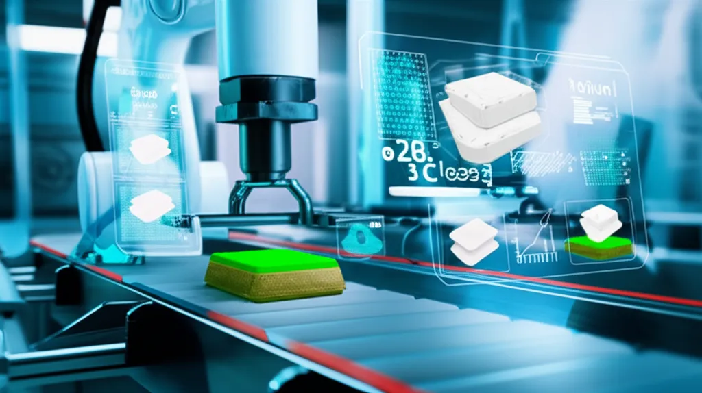 Генеративный ии в упаковке: дизайн, материалы, автоматизация на примере футуристичной производственной линии