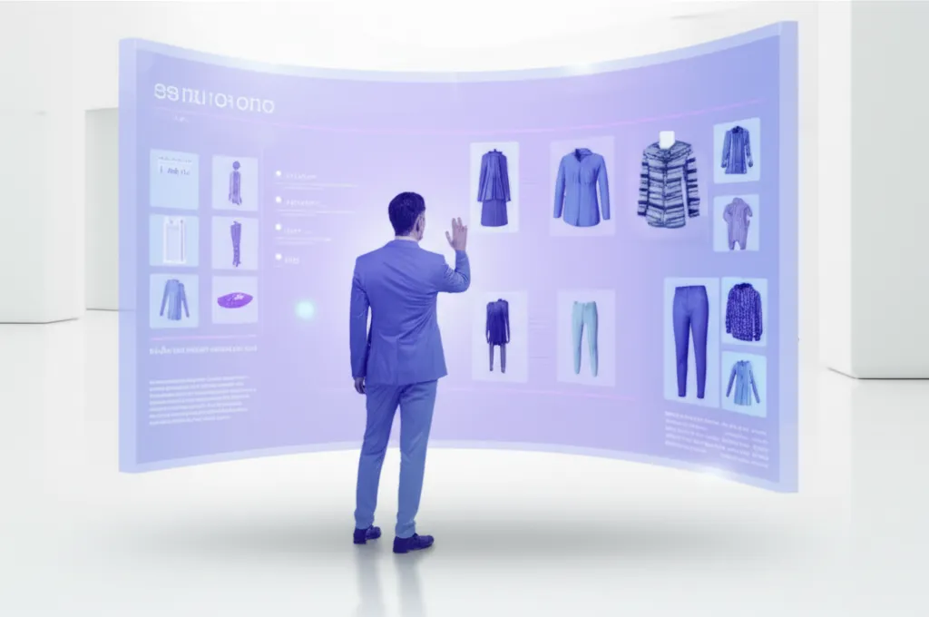 Инновационный интерфейс, который демонстрирует как работает гиперперсонализация в ритейле: эксклюзивно для вас.