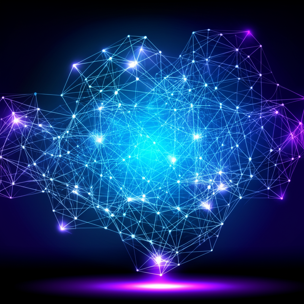 Готовые датасеты для обучения, представленные в виде абстрактной нейронной сети.