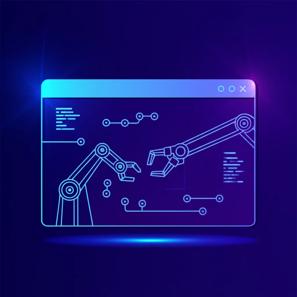 Концептуальное изображение, иллюстрирующее Headless-браузеры: PhantomJS, Headless Chrome, Firefox для автоматизации процессов.