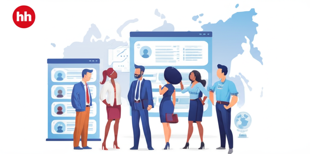 Современный интерфейс платформы ххру россия для поиска работы и построения карьеры