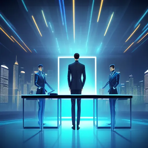 Современные Инструменты бизнес-аналитики 2026 в виде голографических графиков и нейросетей в футуристичном офисе