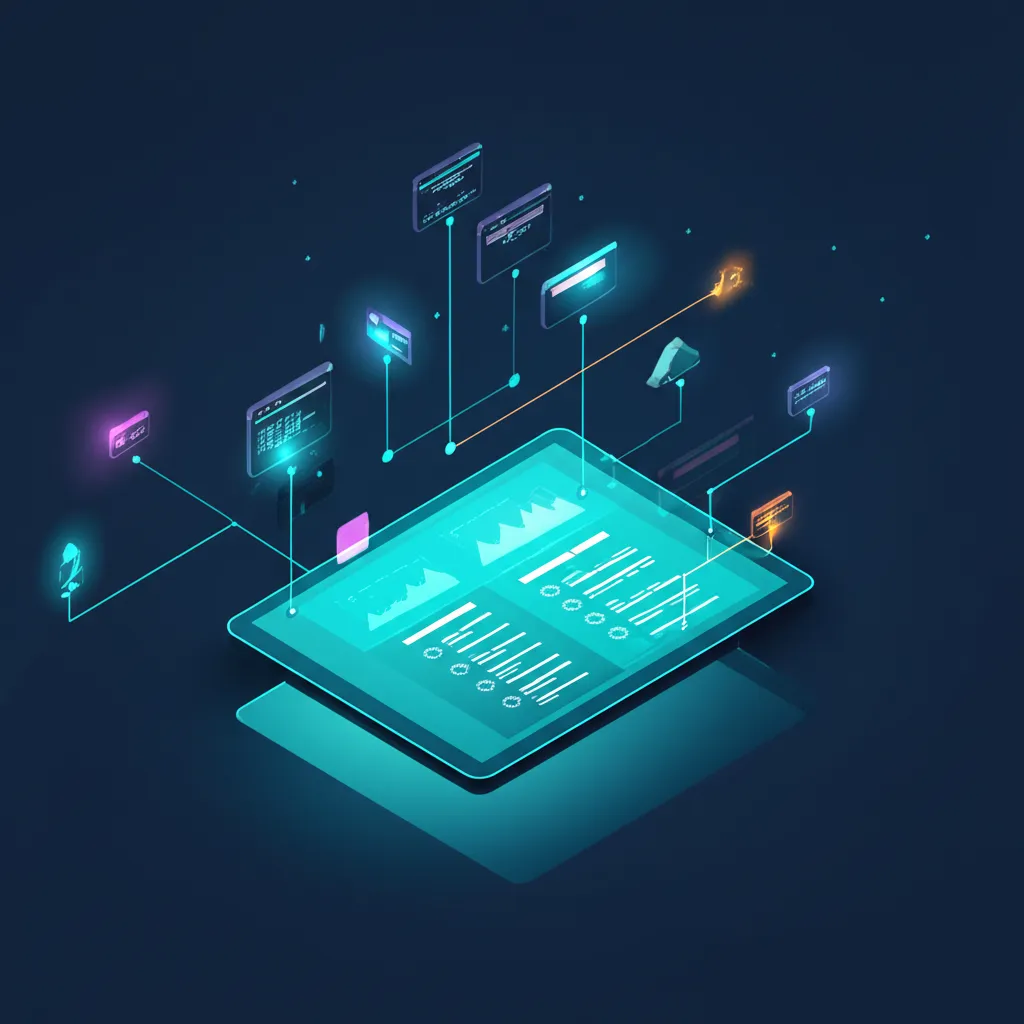 Инфографика, демонстрирующая инструменты для парсинга сайтов цены конкурентов: данные с сайтов собираются в единый аналитический дашборд.