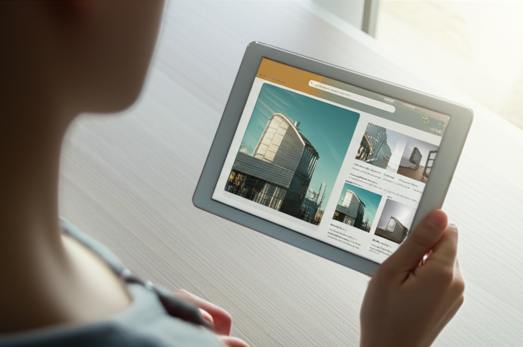 Современные инструменты обратного поиска изображений на экране планшета