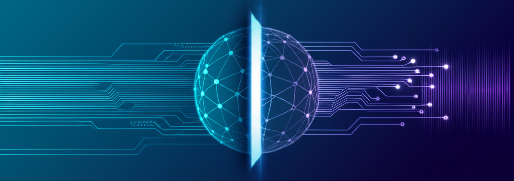 Абстрактная визуализация процесса, где интернет парсинг преобразует хаотичные данные в структурированную информацию.