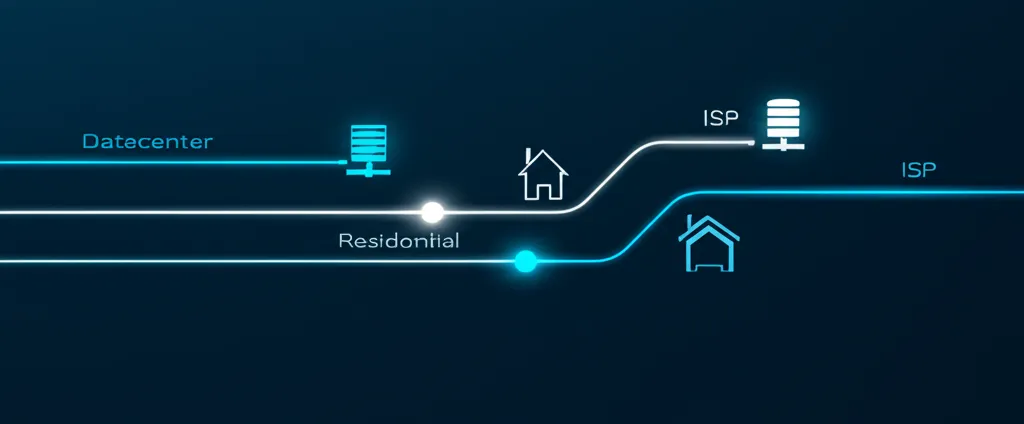 Использование и настройка разных видов прокси (datacenter, residential, ISP) для анонимности и безопасности в сети.