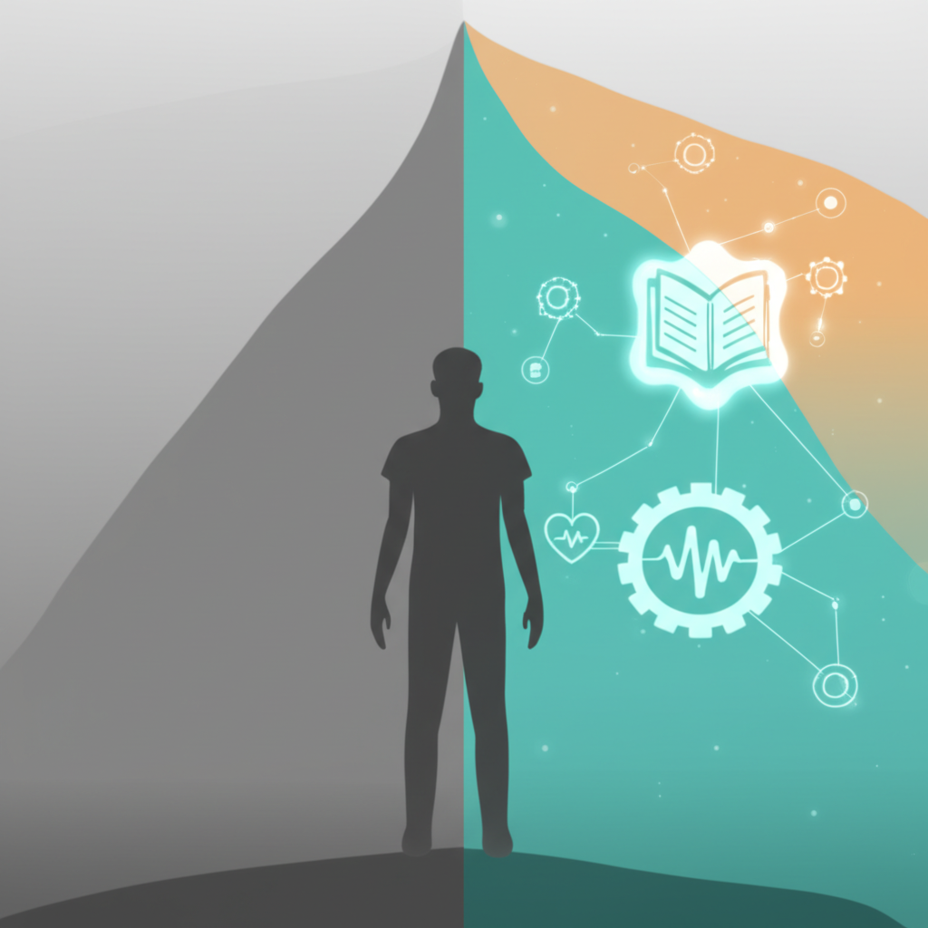 Схематичное изображение, иллюстрирующее, как инвестировать в себя, выбирая путь развития.