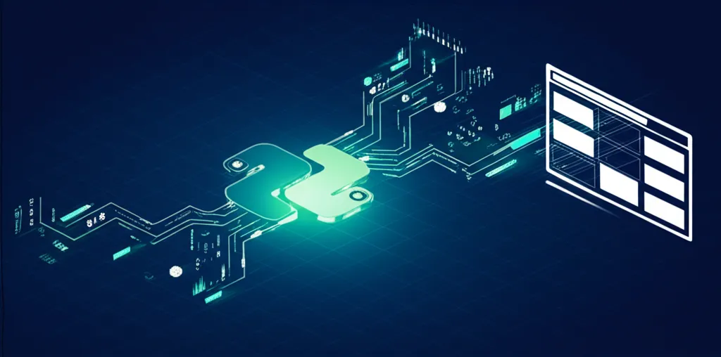 Иллюстрация, показывающая как парсить данные с сайта python с помощью кода и инструментов.