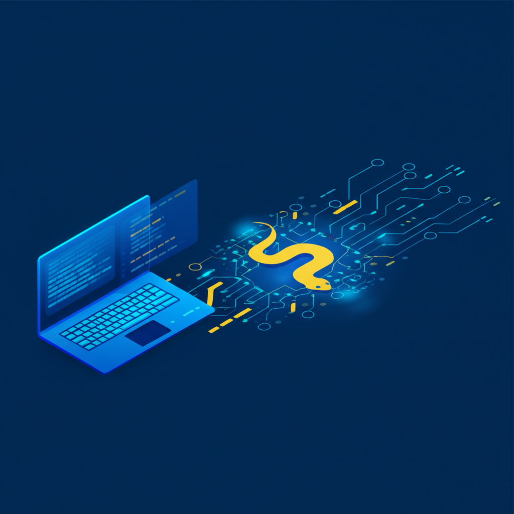 Иллюстрация, показывающая, как парсить новостные статьи с python и ai с помощью кода и нейросетей.