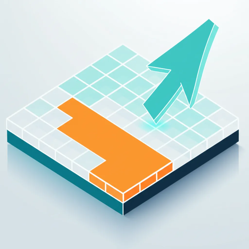 Специалист анализирует данные, чтобы очистить датасет от пропусков на цифровом интерфейсе.