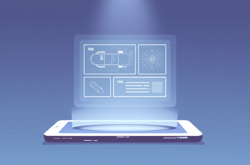 Детальная инфографика, объясняющая, как продать продукт которого нет с помощью современных технологий и маркетинга.