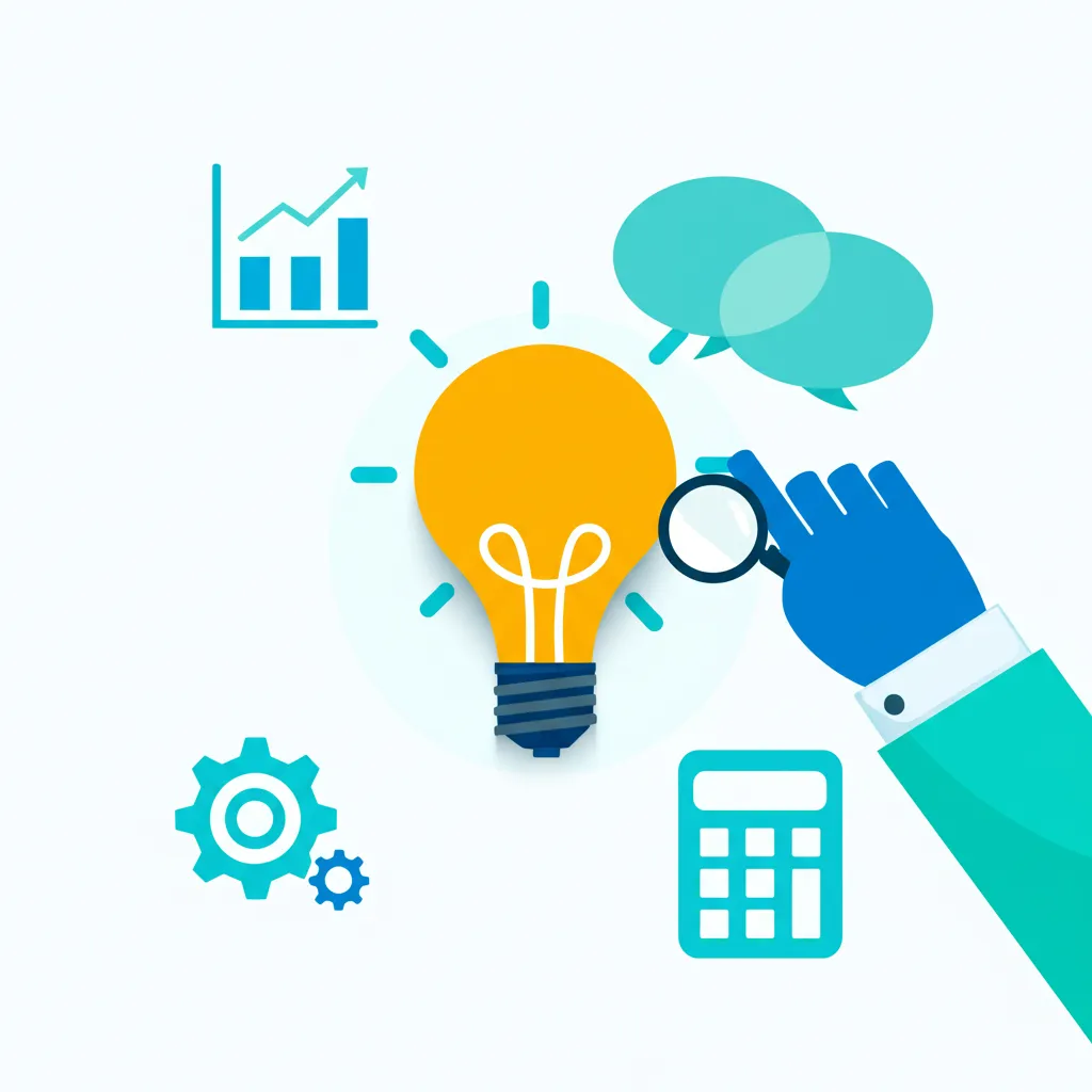 Инфографика, иллюстрирующая методы, как проверить потенциал идеи для бизнеса