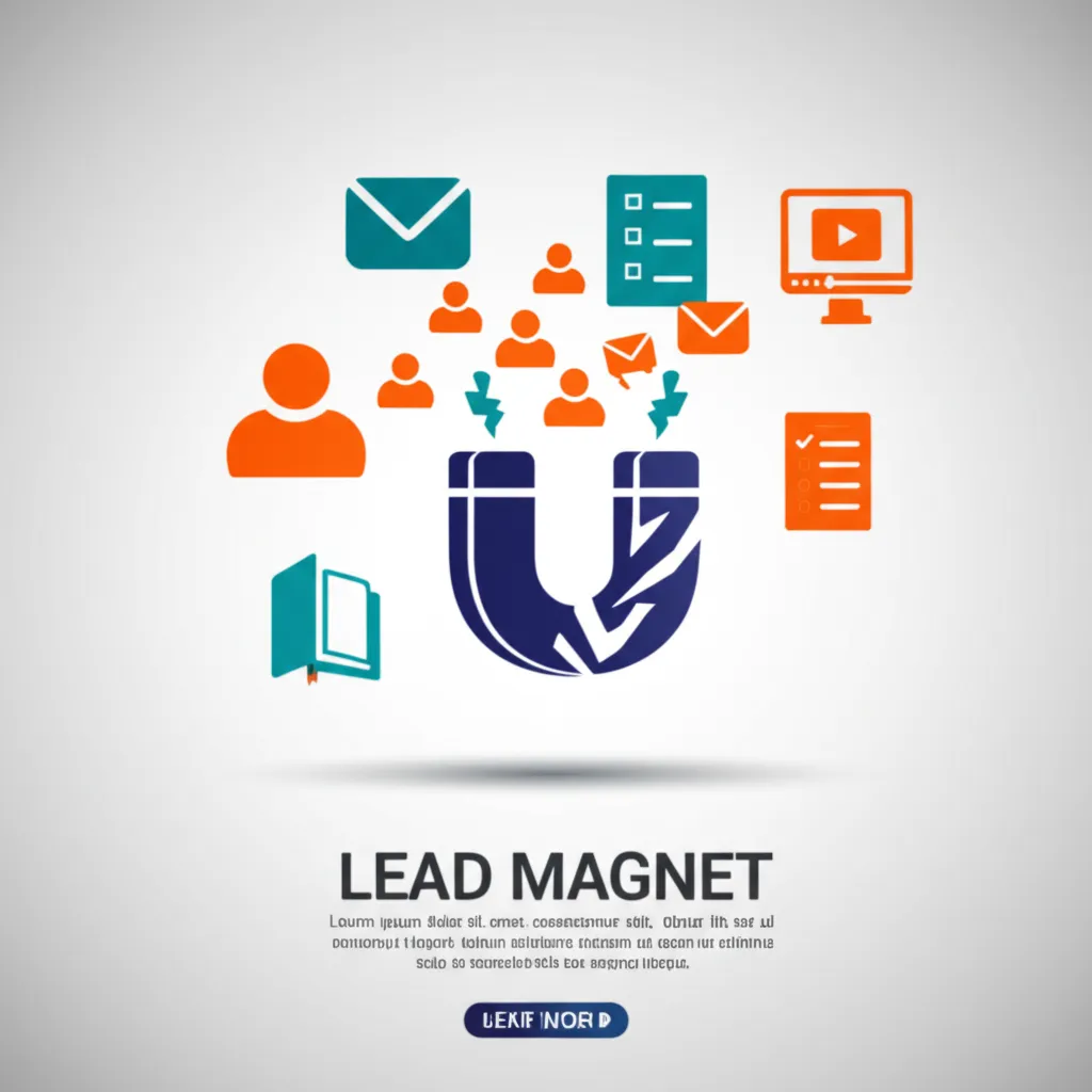 Инфографика, объясняющая, как создать конвертирующий лид-магнит для привлечения клиентов