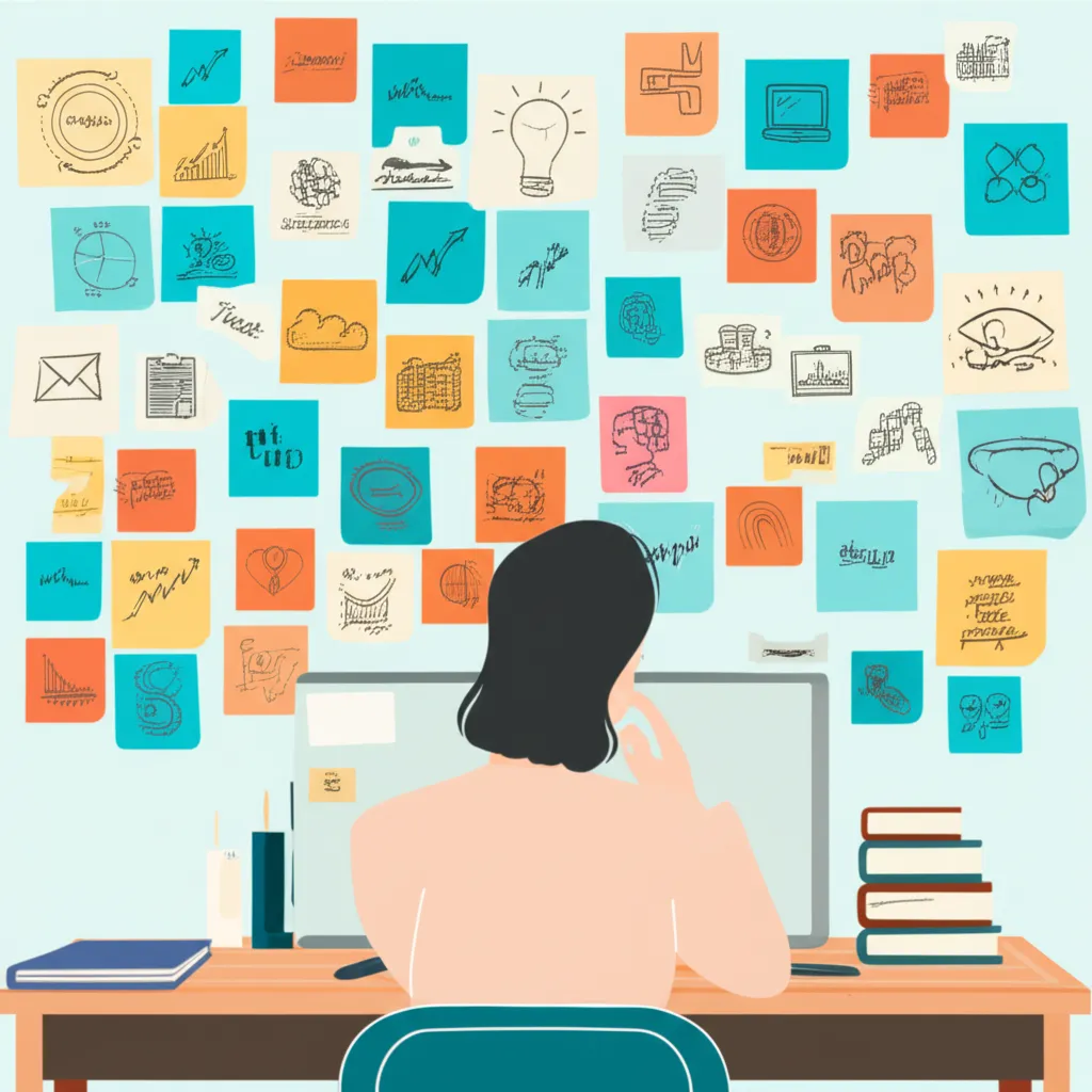 Креативный процесс, иллюстрирующий как выбрать имя для товара или услуги на примере мозгового штурма