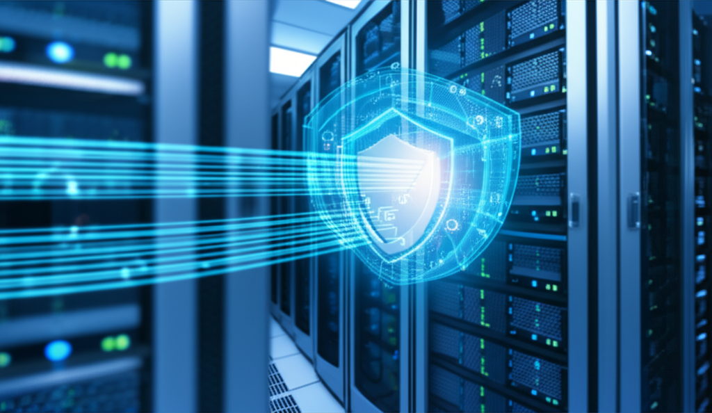 Серверная комната, где работает лучшее программное обеспечение резервного копирования виртуальных машин.