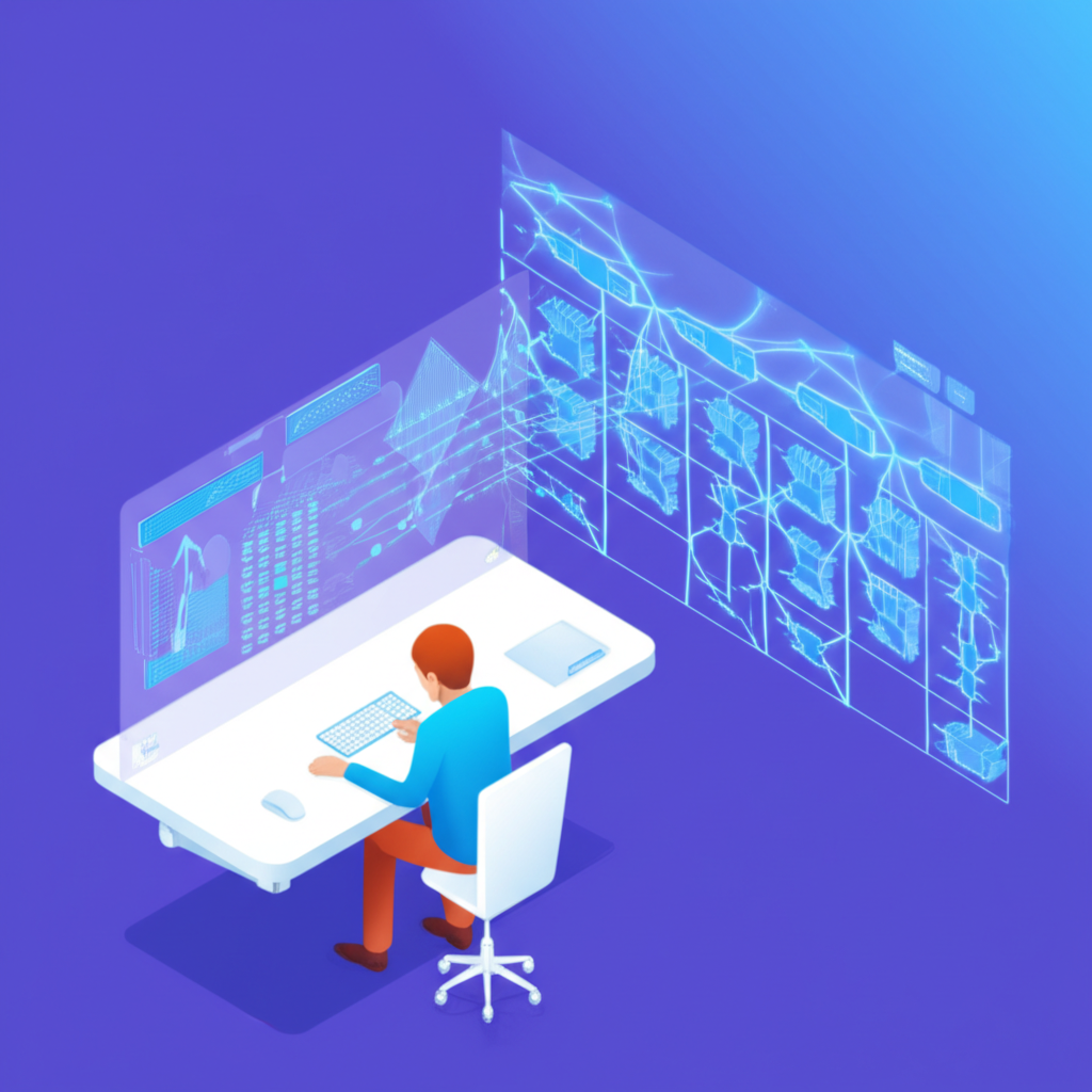 Иллюстрация, демонстрирующая как разработчик создает класс датасета в python для проекта по машинному обучению.